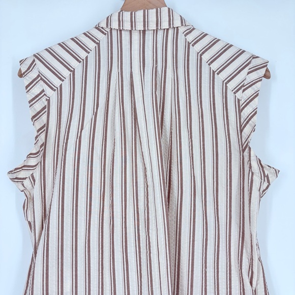 Urban Outfitters Zoey Workwear Striped Romper - Picture 16 of 16